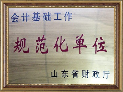 会计基础工作规范化单位