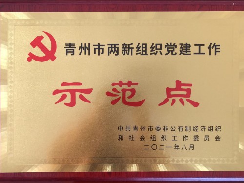 青州市两新组织党建工作示范点