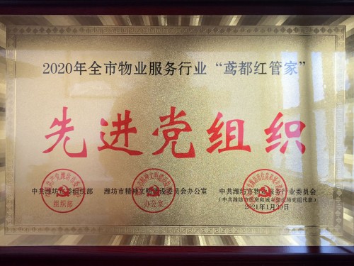 ”鸢都红管家“先 进党组织