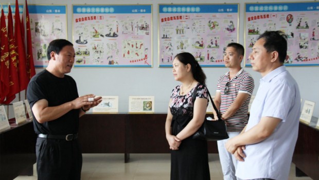 湘潭市地震局领导来集团考察学习地震安全示范企业创建工作